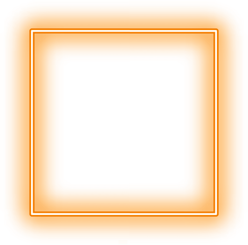 Orange Light Square Frame